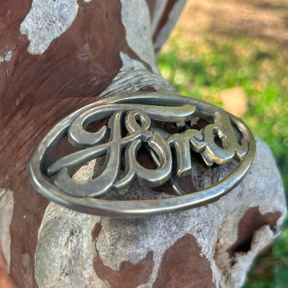Vintage FORD Brass Belt Buckle SWEET FIND !! - Picture 4 of 4